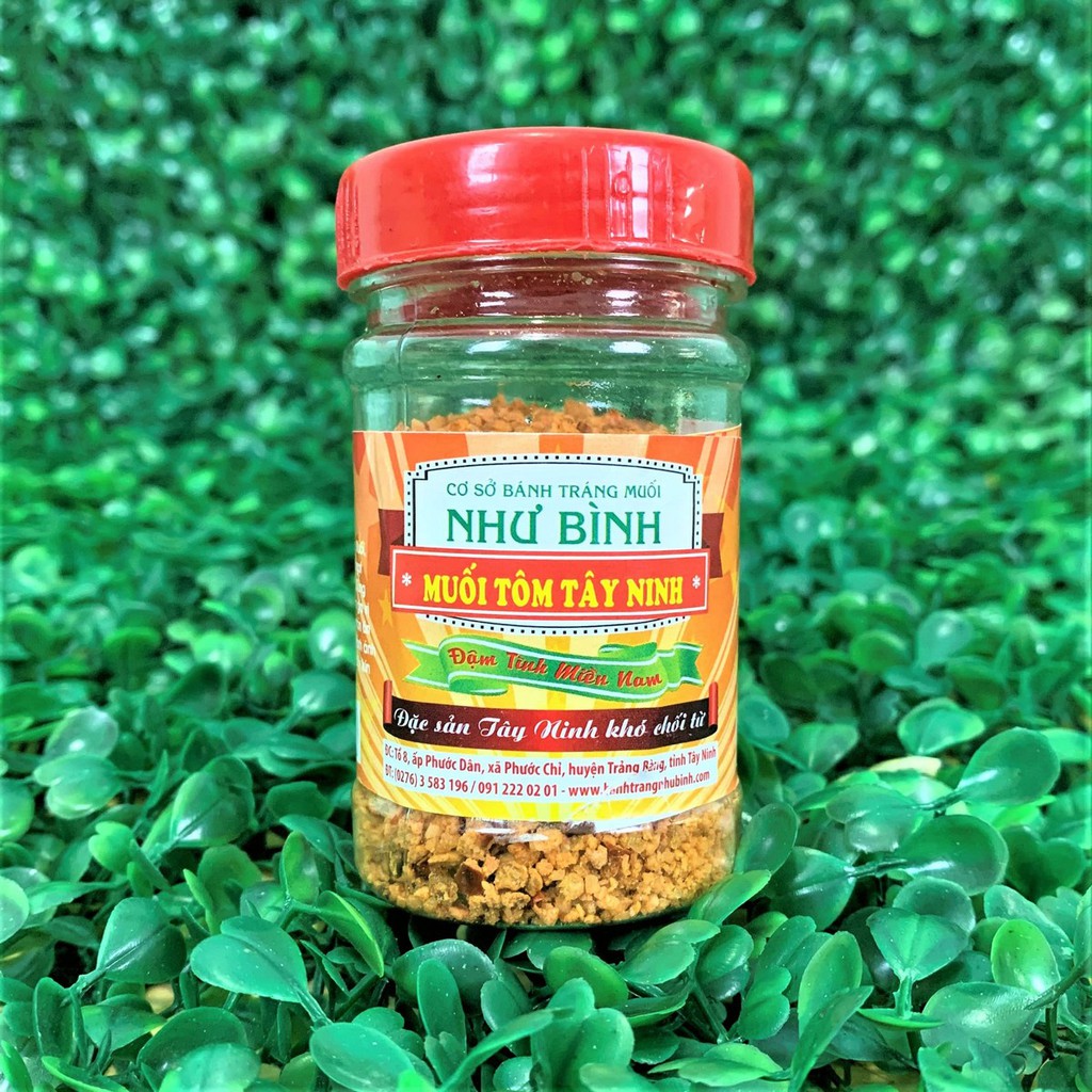 Muối Tôm Tây Ninh HẠT TO Như Bình (Hộp 80gr)