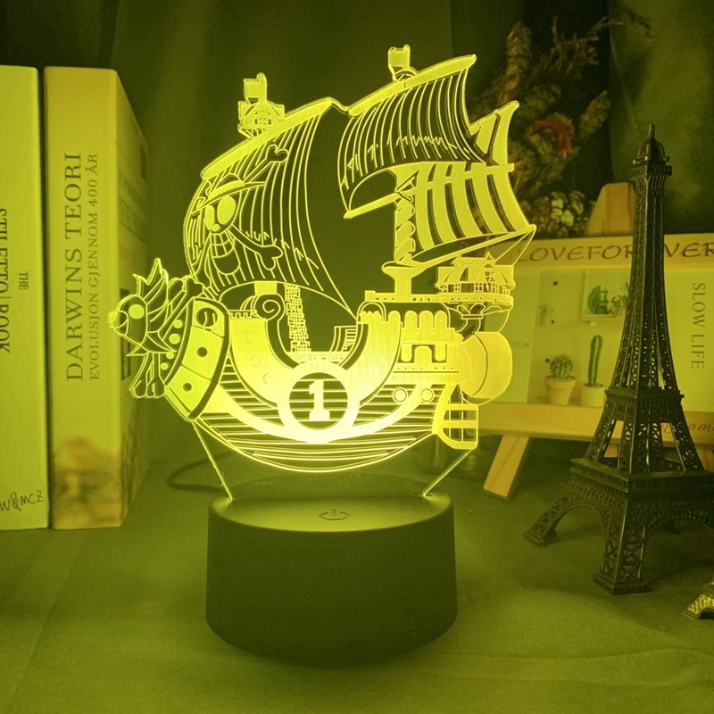 Đèn LED 3D Để Bàn Hình Nhân Vật Trong Anime One Piece
