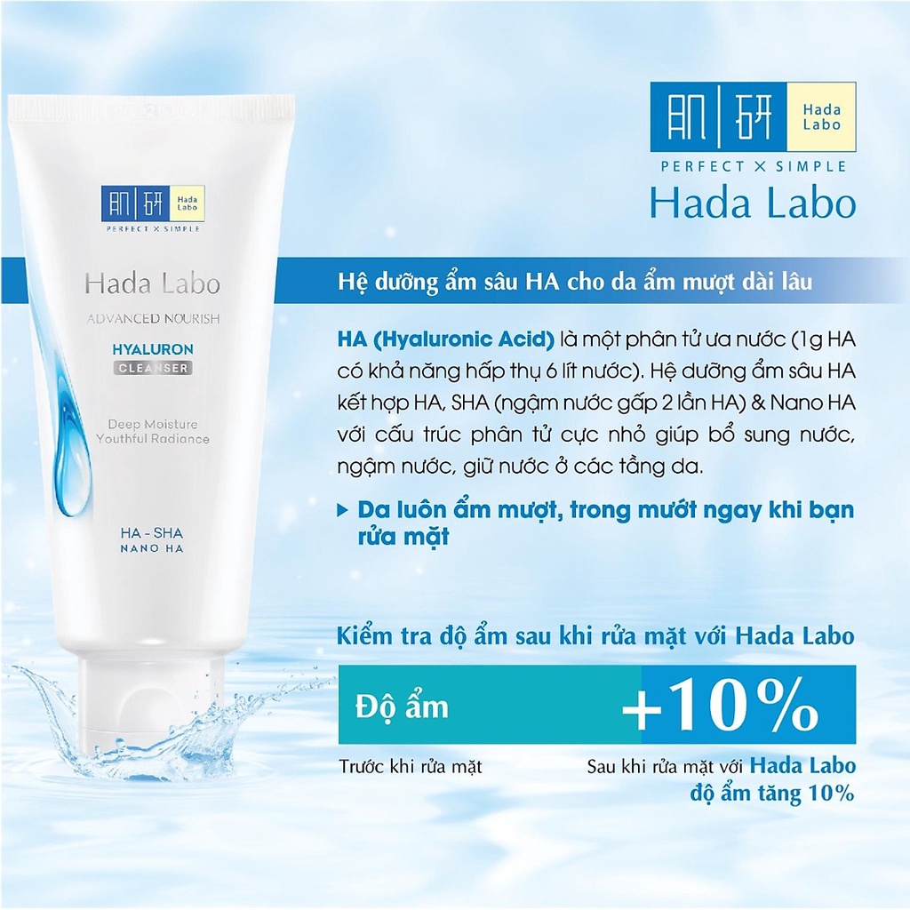 Sửa rửa mặt Hada Labo Cleanser 80g