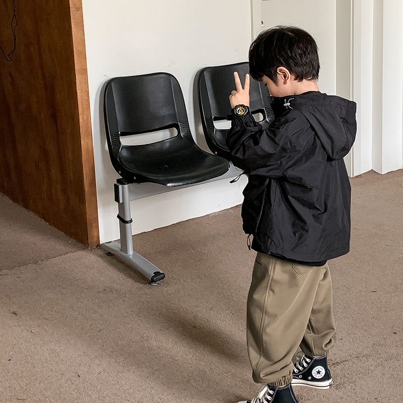 Áo Khoác Có Mũ Trùm Thời Trang Mùa Thu Dành Cho Bé Trai