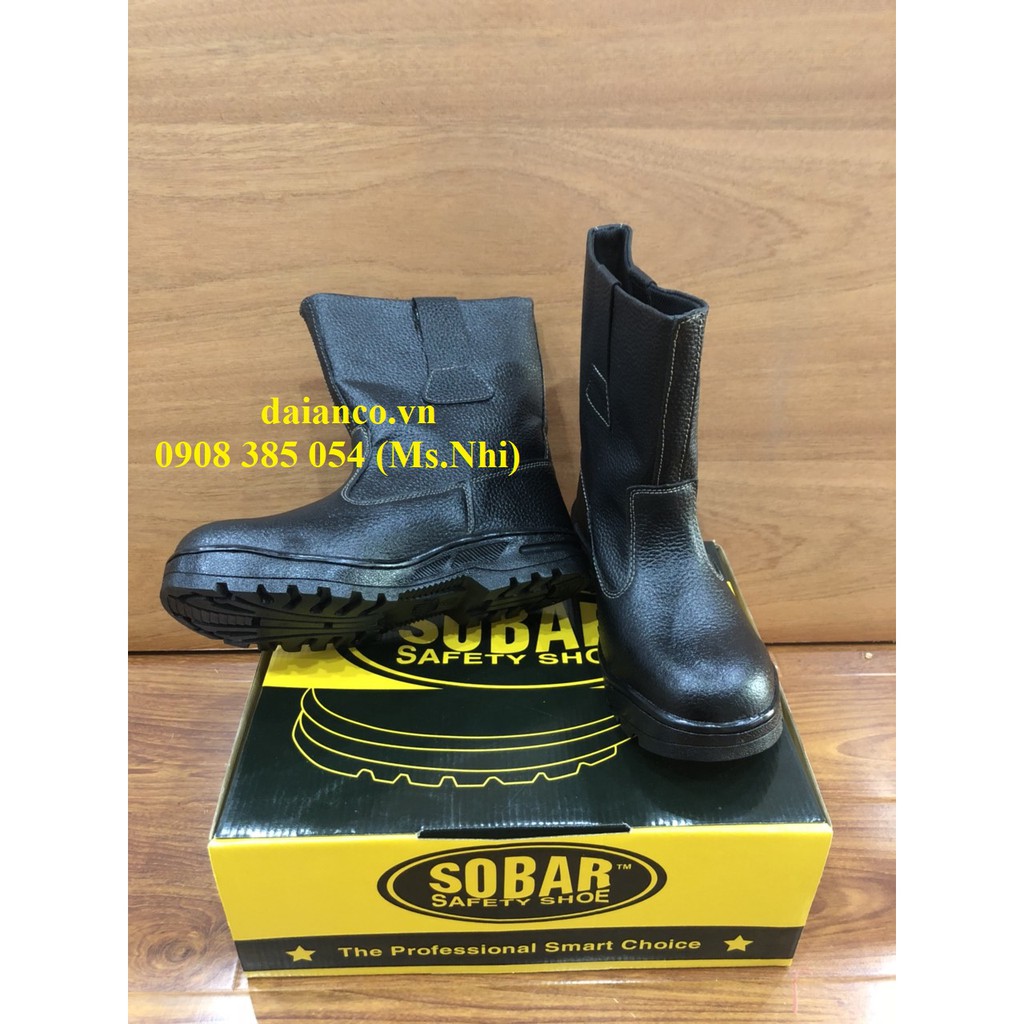 Ủng bảo hộ lao đông Sobar VP-2005 da bò - mũi thép