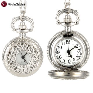 Đồng hồ quả quýt chạm khắc hình bông hoa độc đáo