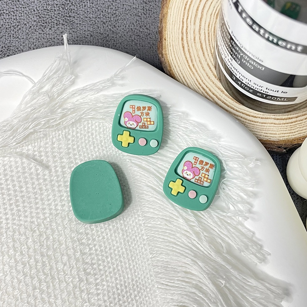 Máy trò chơi mô phỏng Resin phụ kiện dép Crocs charm DIY khóa giày crocs jibbitz Nhựa trang sức Phụ kiện trang trí giày crocs nút trang trí điện thoại di động Nắp đậy / Khung ảnh / Cốc nước / Túi Nguyên liệu làm phụ kiện handmade sáng tạo