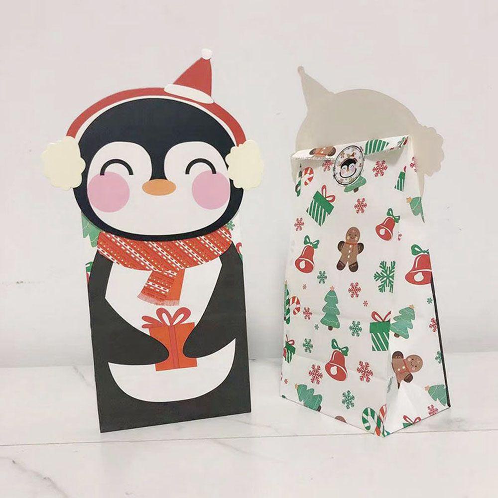 Túi Đựng Thức Ăn Hình Ông Già Noel Trang Trí Giáng Sinh