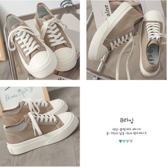 [Ảnh thật/Fullbox] 🍓 Giày nữ 🎁FREESHIP50K🎁 Giày thể thao nữ Ulzzang mũi tròn mẫu mới 2021 | BigBuy360 - bigbuy360.vn