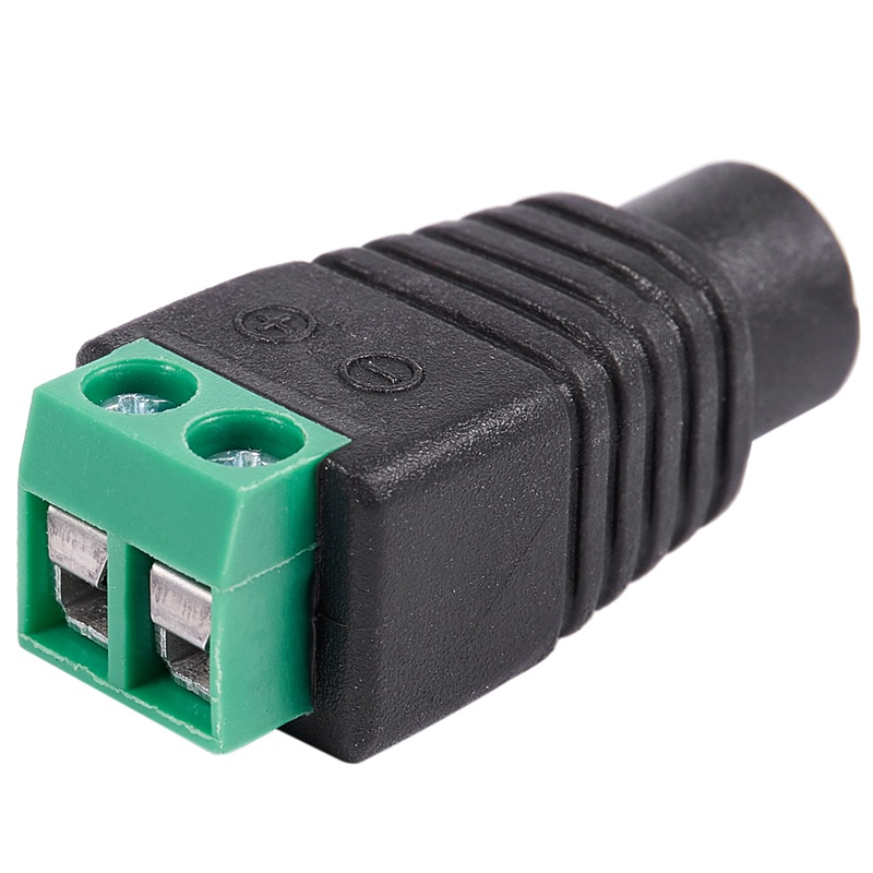 6 Pcs 5.5X2.1Mm Female + Male CCTV DC Power Connector Adapter Repar Part
