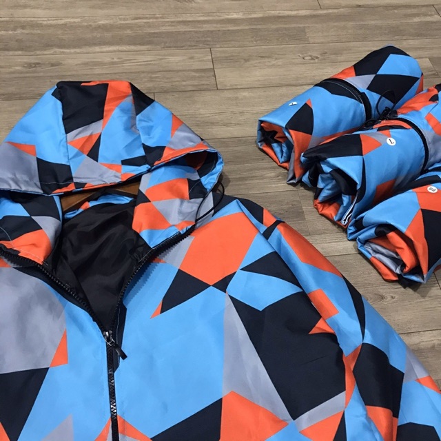 ÁO KHOÁC DÙ UNISEX FORM RỘNG 3D CỰC ĐẸP