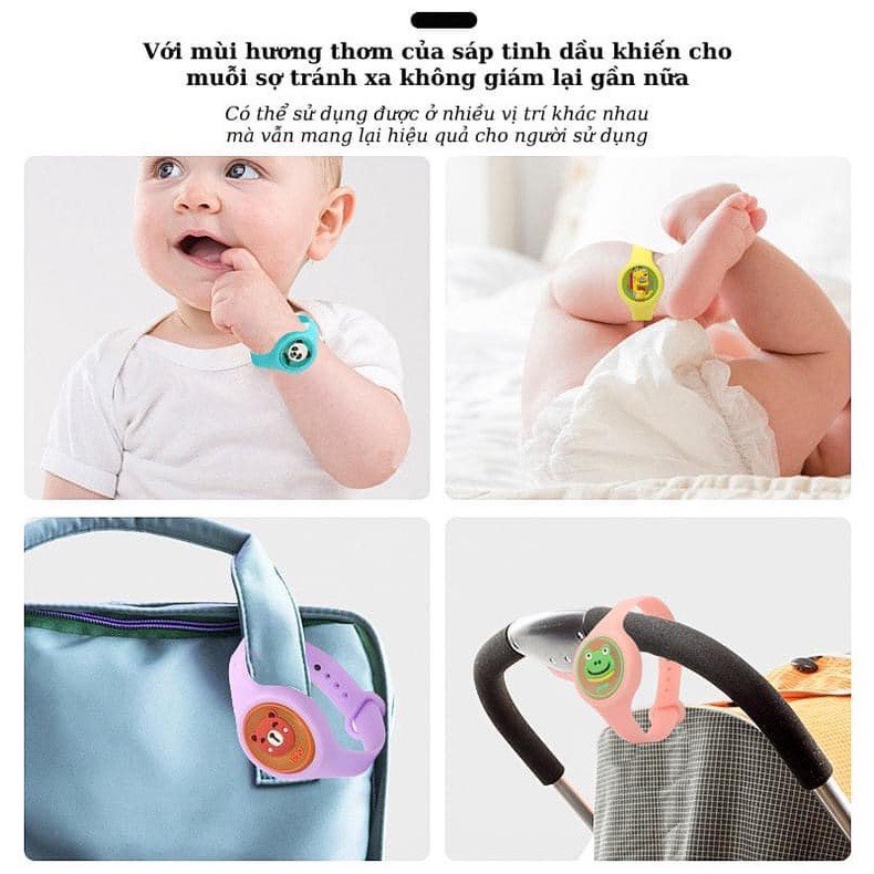 Đồng Hồ Đuổi Muỗi Thông Minh Subeokiss Cho Bé
