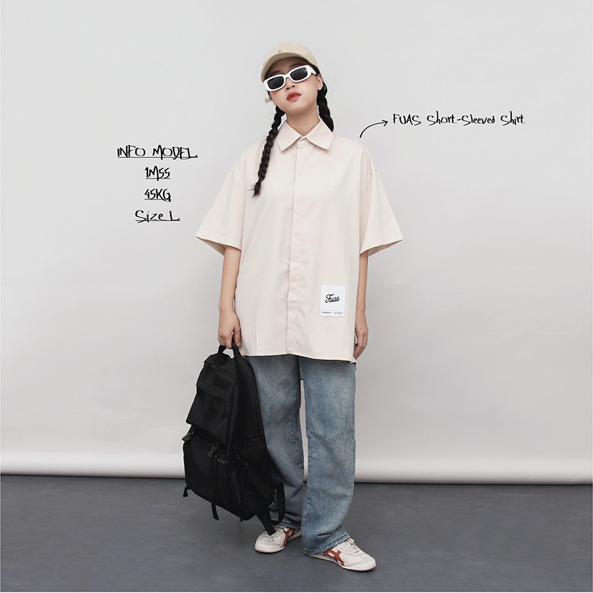 Áo sơ mi ngắn tay 𝗙𝗨𝗔𝗦 𝗦𝗵𝗼𝗿𝘁-𝗦𝗹𝗲𝗲𝘃𝗲𝗱 𝗦𝗵𝗶𝗿𝘁