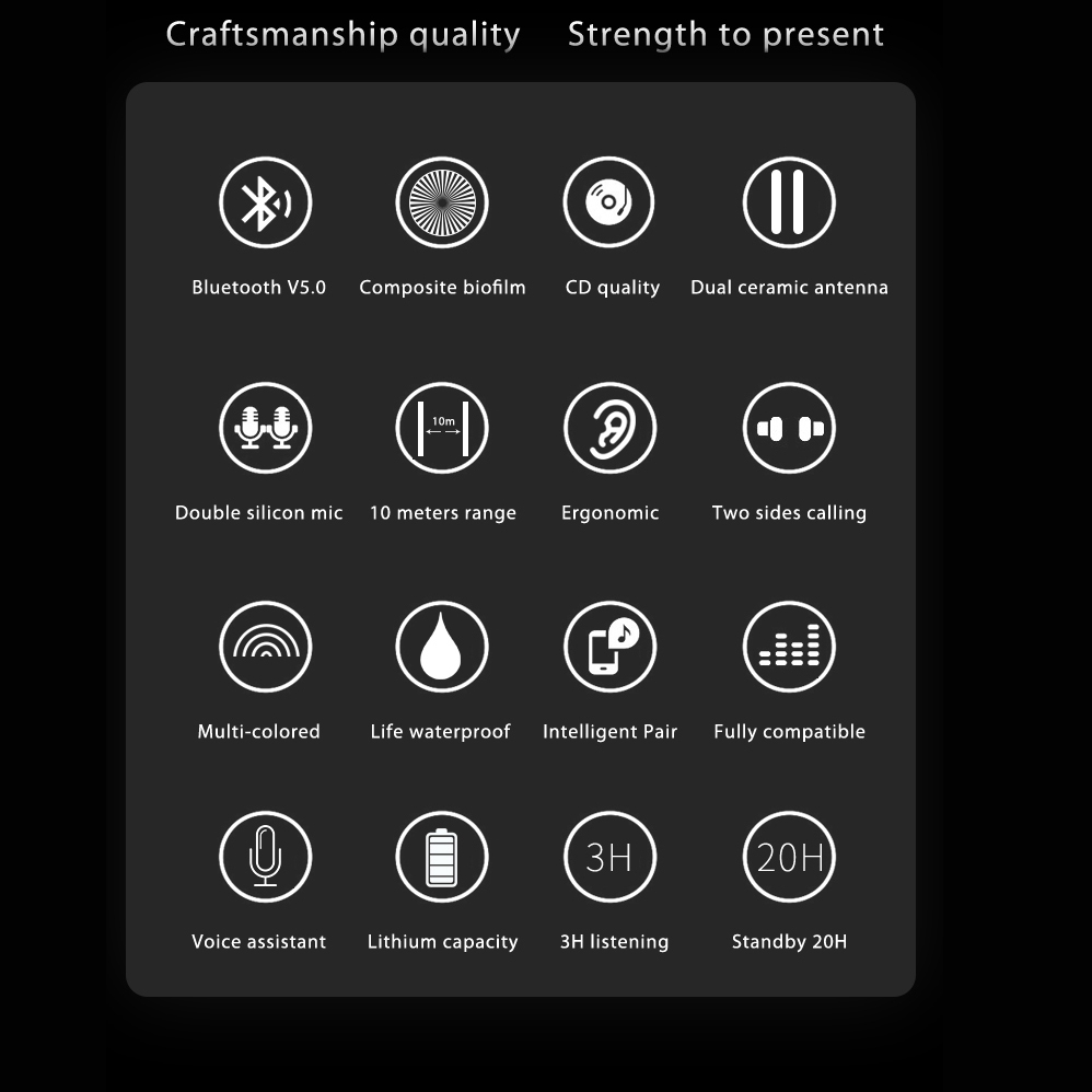 Tai Nghe Bluetooth V5.0 Salar S55 Âm Thanh Hay Và Phụ Kiện