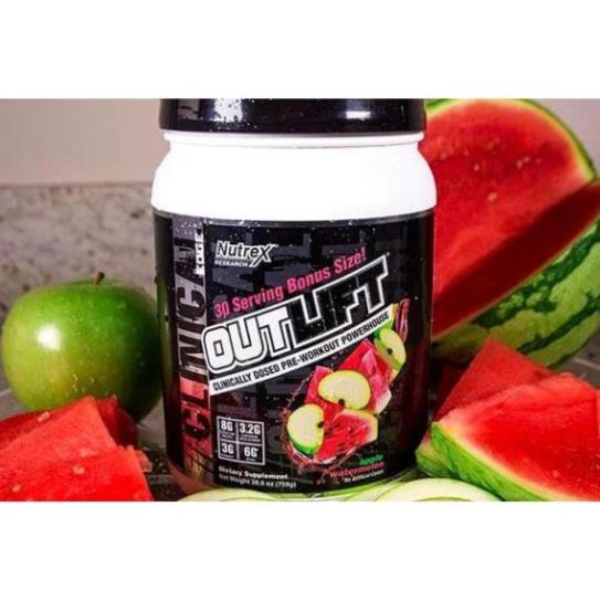 NUTREX OUTLIFT 30SER | Tăng Sức Mạnh Cho Người Tập Luyện Thể Hình