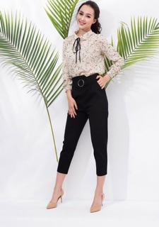 👚SƠ MI VOAN LỤA - CỔ THẮT NƠ