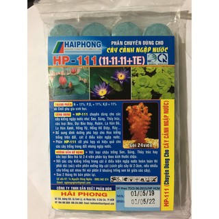 Phân Bón Cho Sen Súng Và Cây Ngập Nước Hp 111 gói 24 viên