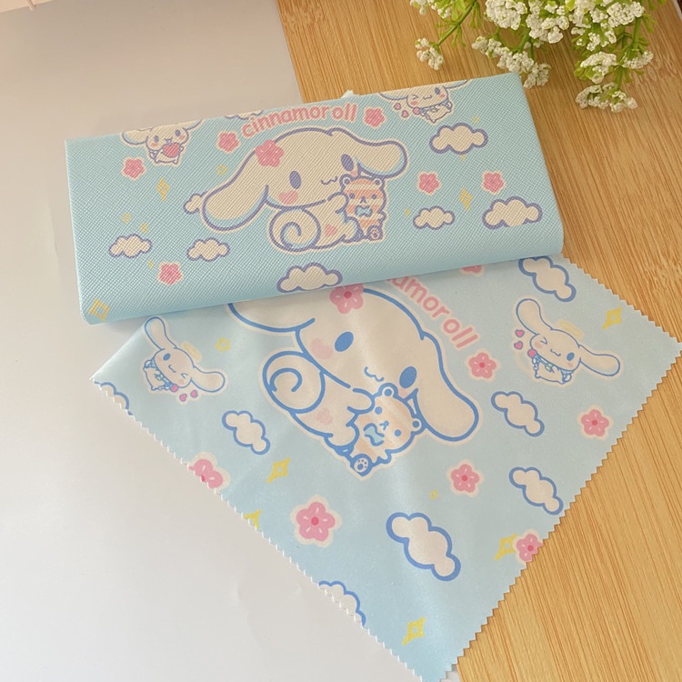 Hộp Đựng Mắt Kính Gấp Gọn Họa Tiết Hoạt Hình Dễ Thương Cho Học Sinh