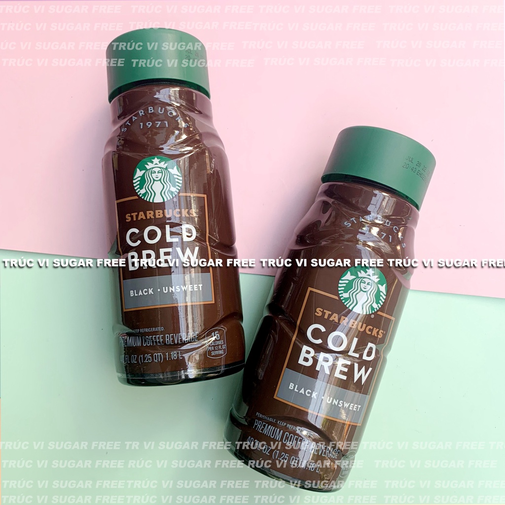 Cafe COLD BREW STARBUCKS chai lớn 1.18 lít