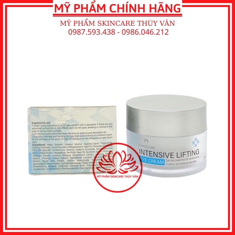 Kem Dưỡng Nâng Cơ Vùng Da Mắt Hàn Quốc Chính Hãng LEAU CLAIRE 30ml