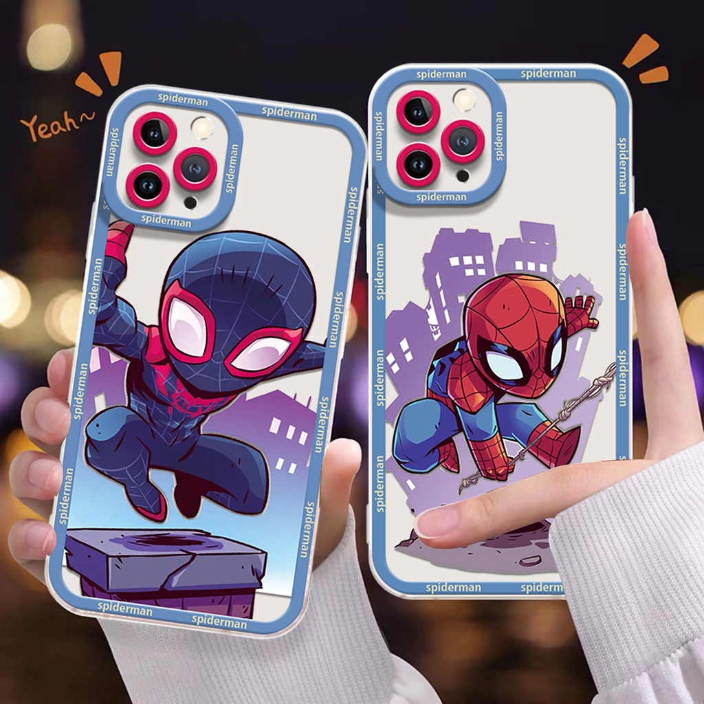 Ốp Điện Thoại Silicon TPU Mềm Trong Suốt Họa Tiết Hoạt Hình Cho IPhone 14 13 12 11 Pro X XS MAX XR Mini 6S 7 8 Plus