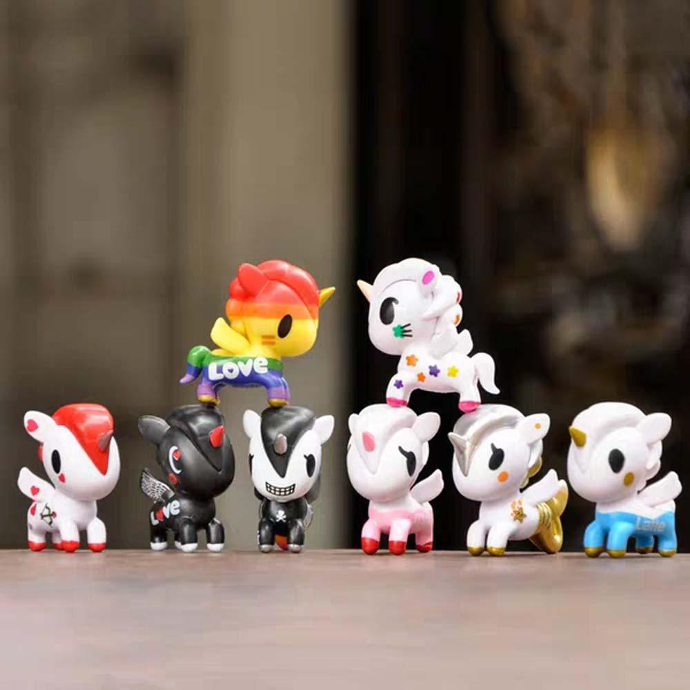 Ngựa Một Sừng Hoạt Hình Thủ Công DIY Trang Trí Nhà Cửa Cho Bé