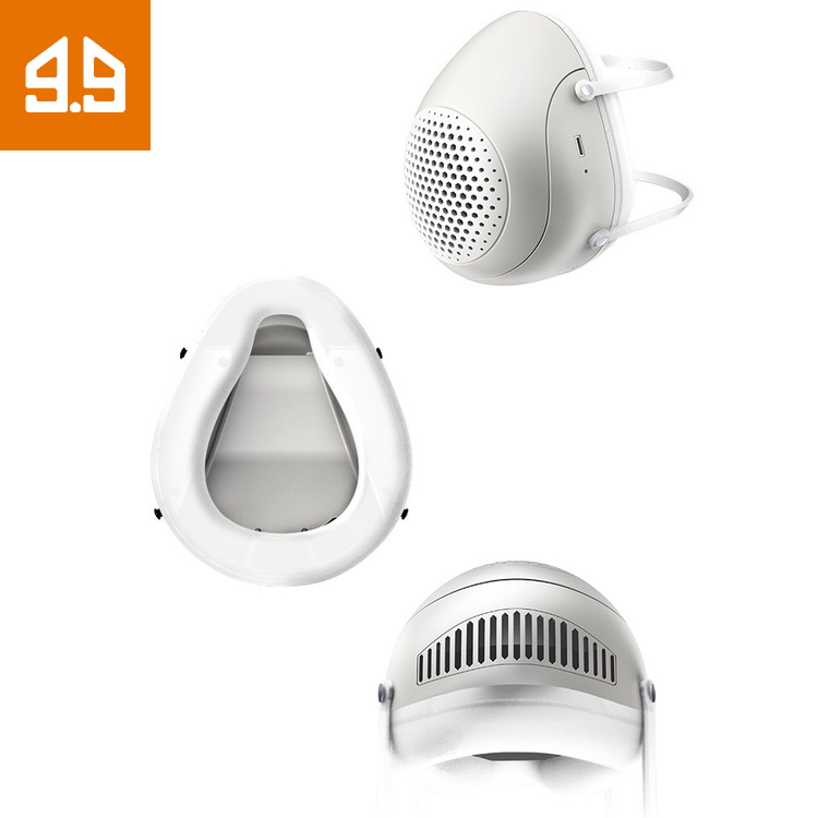 Khẩu trang sạc điện cấp N95 Carbon Nano hoạt tính 4 lớp chống bụi chống sương mù I-Mu Loại Tốt Nhất