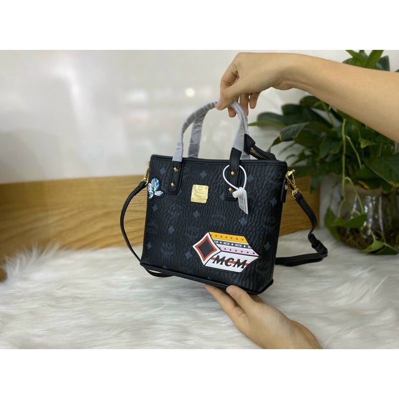 Túi tote mini đen-  hàng tuồn - sẵn