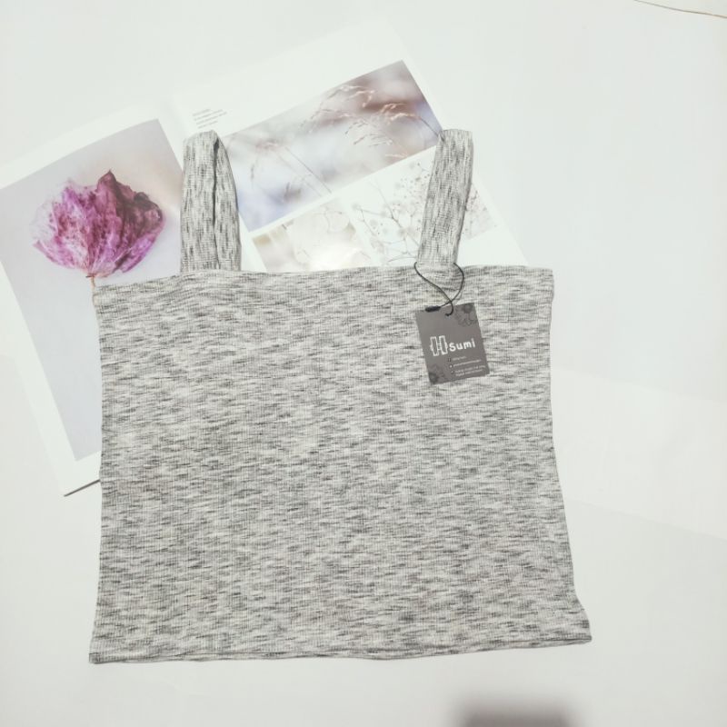 Bigsize áo hai dây Croptop bản to HSUMI