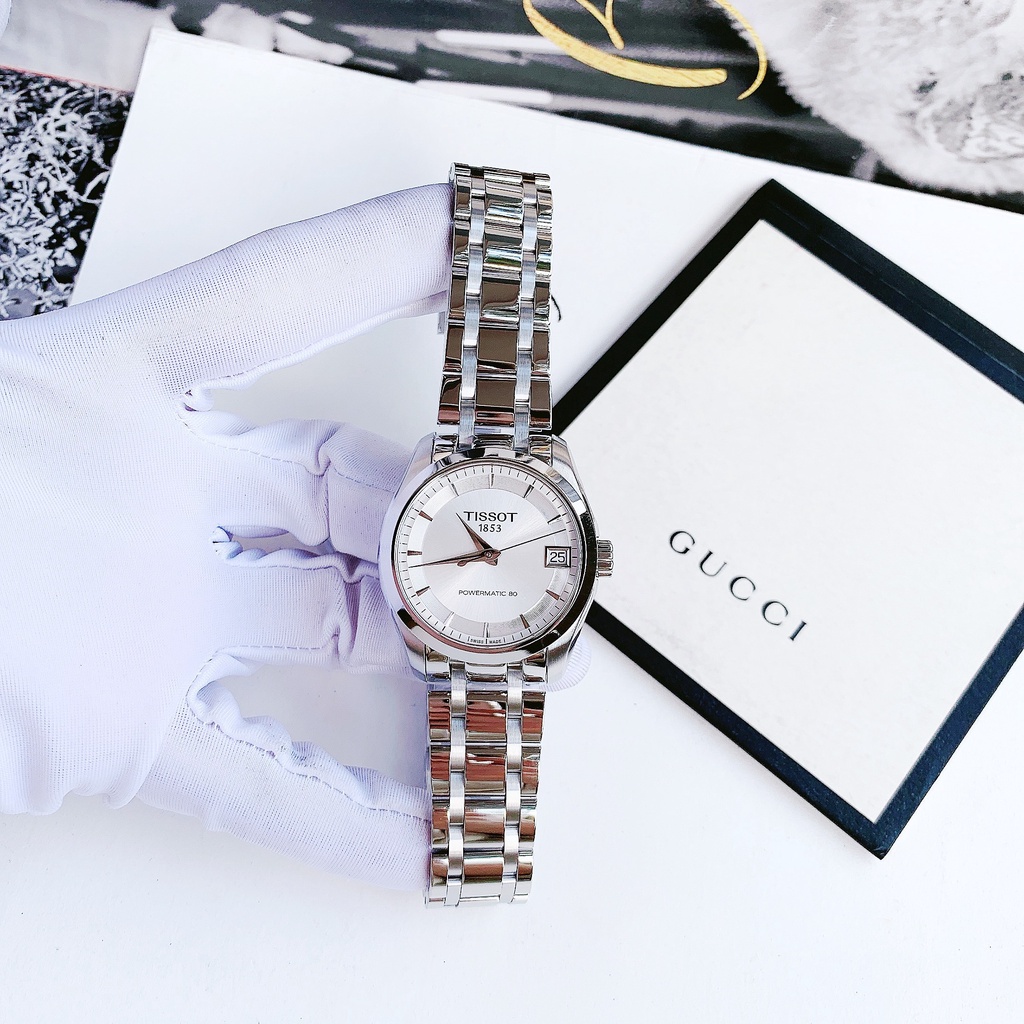 Đồng hồ nữ dây thép Tissot Couturier Powermatic 80 T035.207.11.031.00