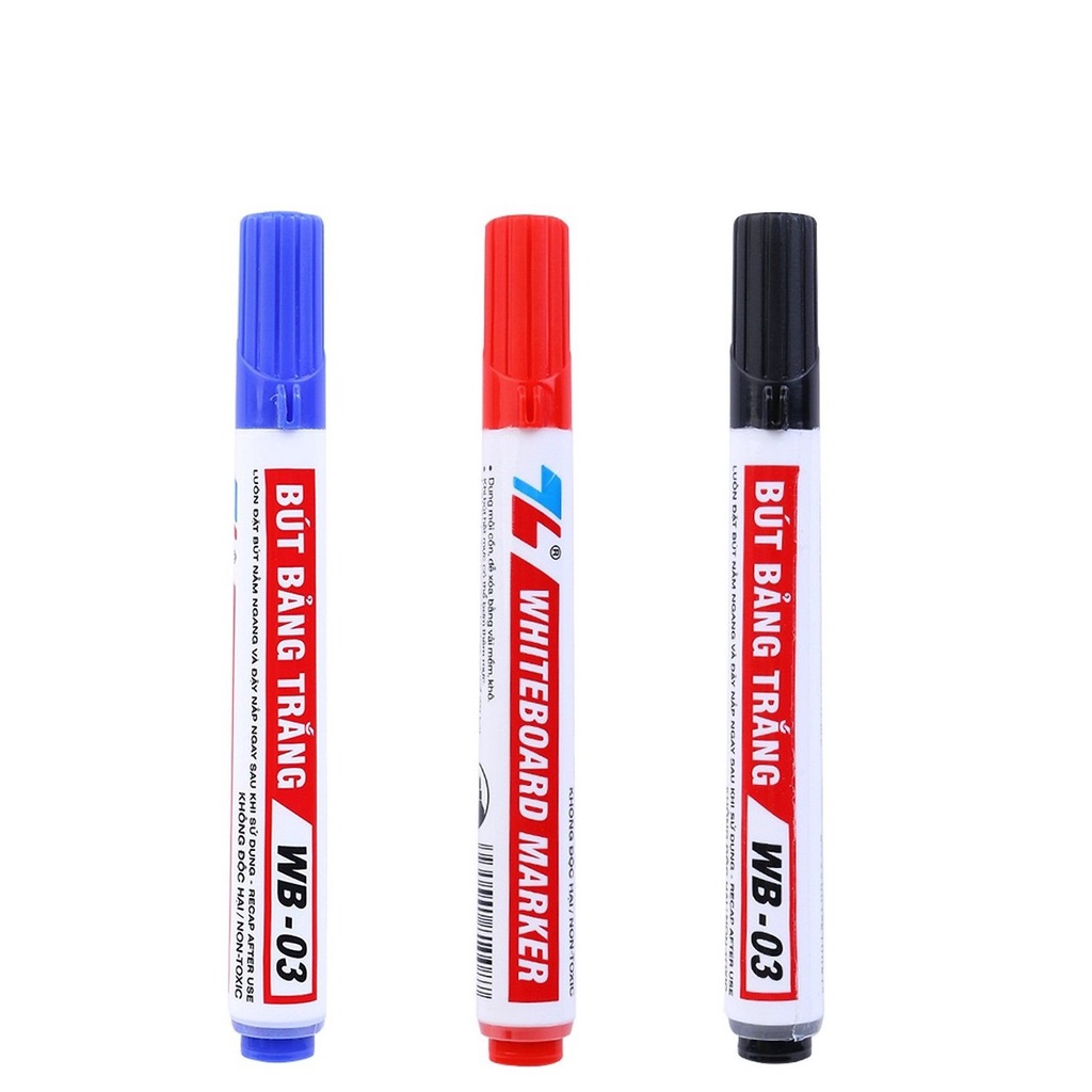 Bút Viết Bảng WB-03 Màu Mức Đậm , Tươi Sáng chính hãng Thiên Long, dễ dàng tẩy xóa