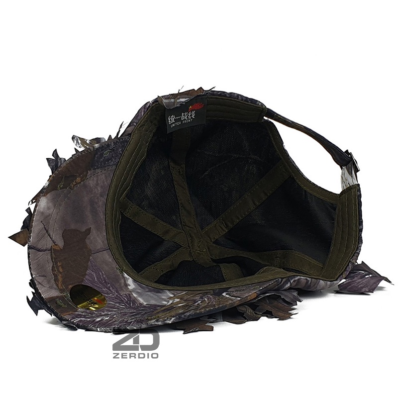 Nón Mũ Ngụy Trang đi rừng vải cotton cao cấp cho Nam và Nữ