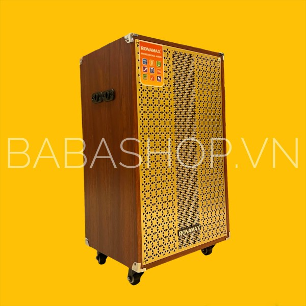 Loa kéo karaoke Ronamax MF12   Hàng chính hãng, Loa Bass 30 Công Suất Lớn + Tặng 2 micro + Bảo hành 12 tháng
