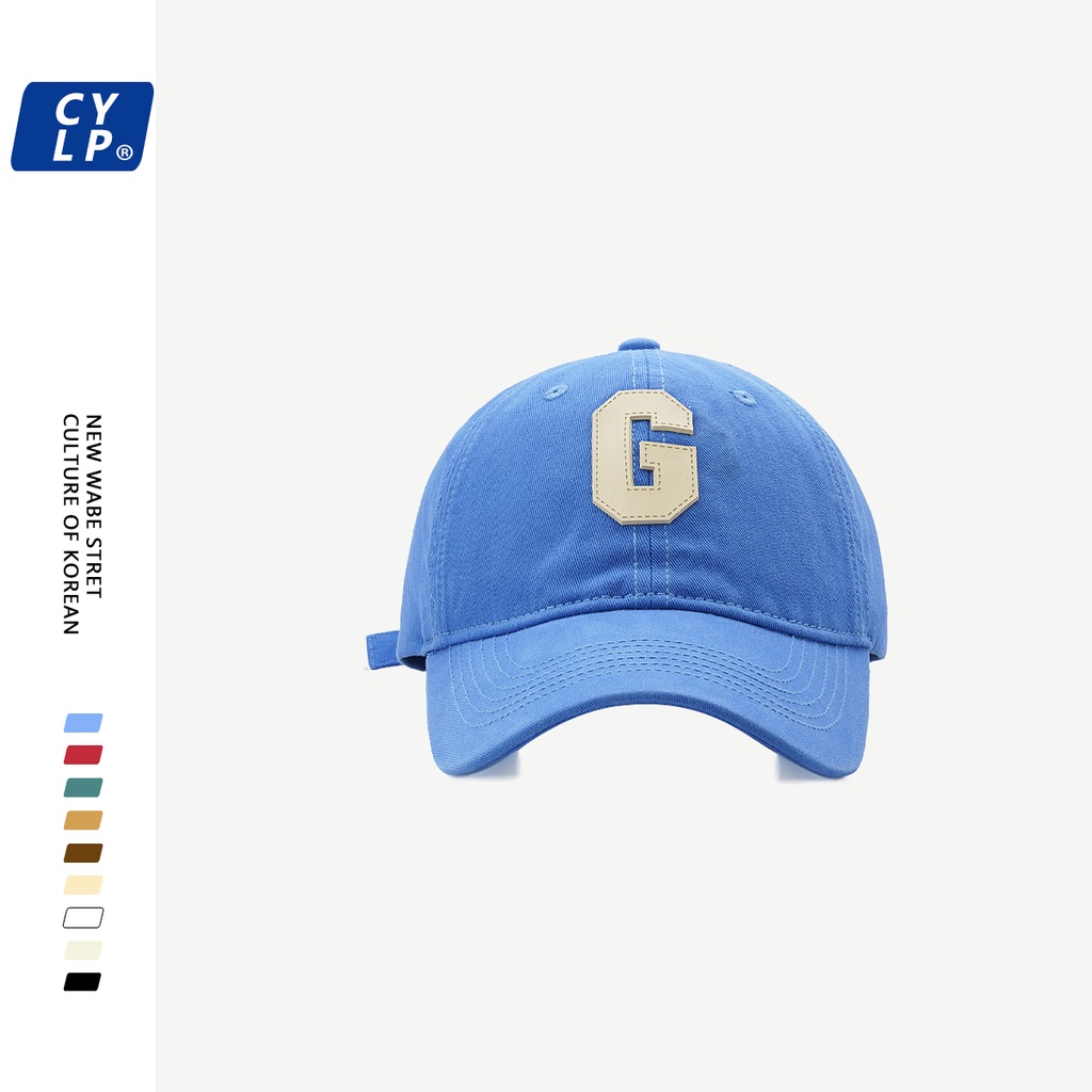 Mũ Lưỡi Trai Mềm Chất Lượng Cao In Chữ G Phong Cách Hàn Quốc Dễ Phối Đồ Thời Trang Xuân Hè Cho Nam Và Nữ