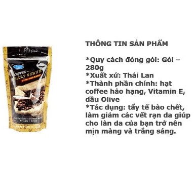 Muối tắm tẩy tế bào chết ARGUSSY Coffee Salt Srub 280g