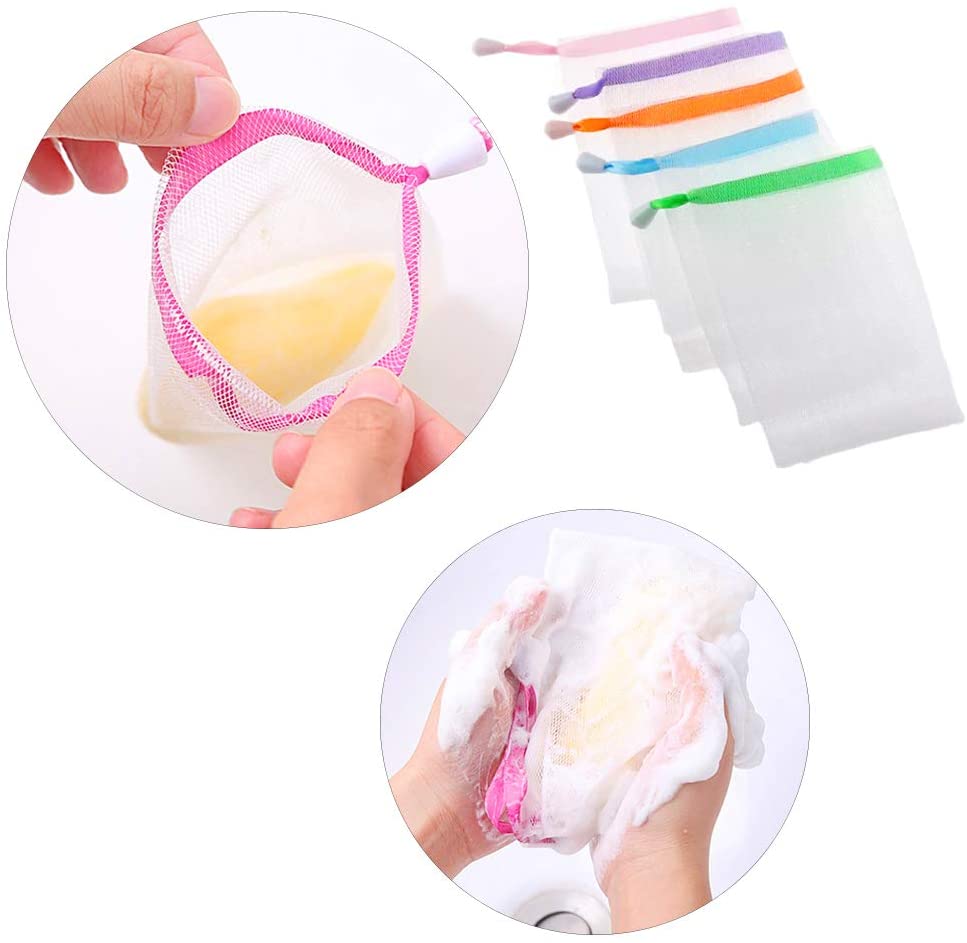 Set 10 túi lưới đựng xà phòng tẩy tế bào chết cao cấp tiện lợi