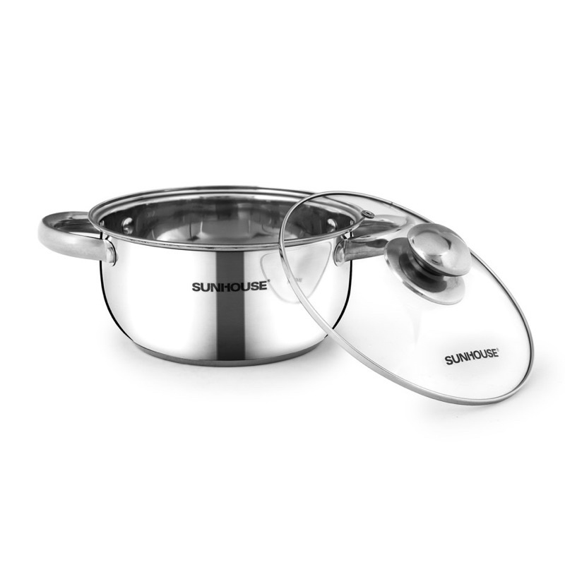 Bộ nồi inox 3 đáy Sunhouse