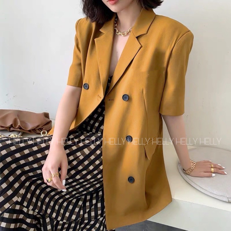 ÁO BLAZER NỮ NGẮN TAY | HELLY SHOP