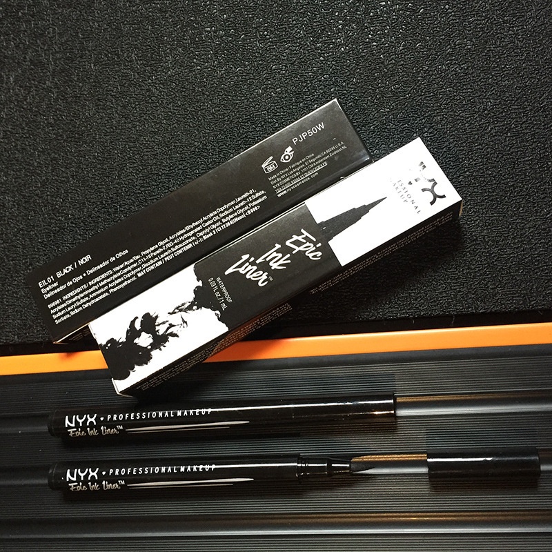 Nyx Epic Ink liner NYX eyeliner pencil Đen NYX Epic Ink liner Đầu trang điểm bút kẻ mắt bút chì màu đen lỏng kẻ mắt