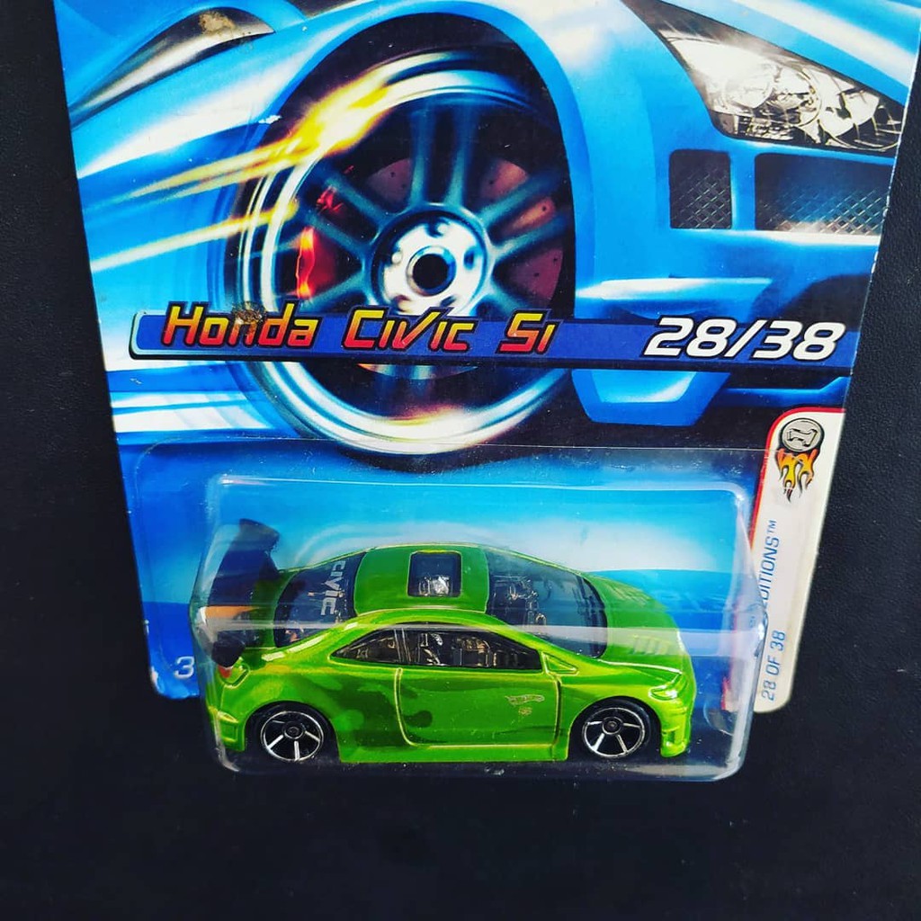 Hot Wheels Mô Hình Đồ Chơi Xe Hơi Honda Civic Si Green Vhtf Rare 1