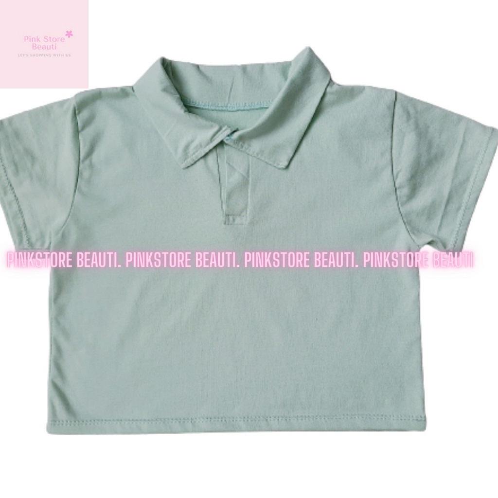 Áo CROPTOP cổ bẻ POLO nữ 100% cotton co giãn 4 chiều ôm dáng cực đẹp | BigBuy360 - bigbuy360.vn