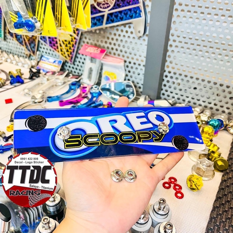 Rổ Scoopy Tặng kèm bảng tên mẫu Oreo 2022 cực đẹp ✌🇹🇭
