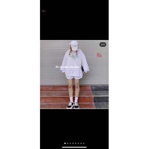 Áo hôdie Cotton tuần lộc toàn thân H2A