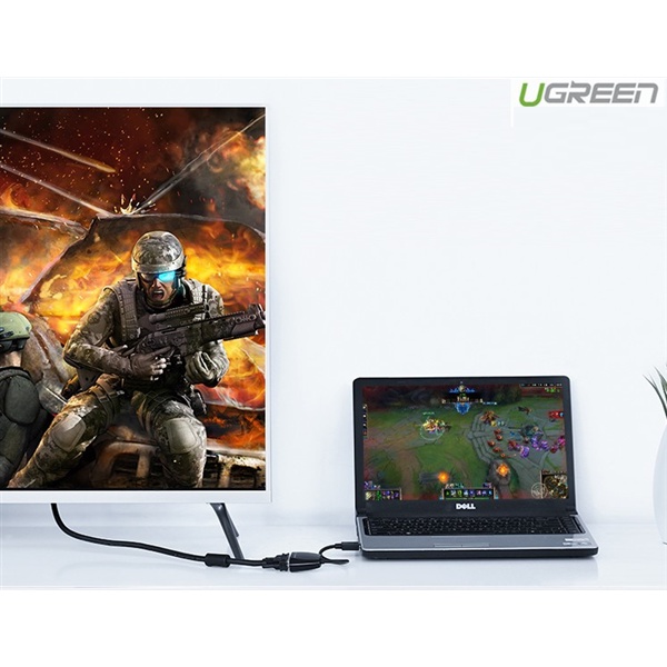 Bộ chuyển đổi HDMI sang VGA độ phân giải 1920*1080@60Hz UGREEN 40253 - Hàng chính hãng BH 18 tháng