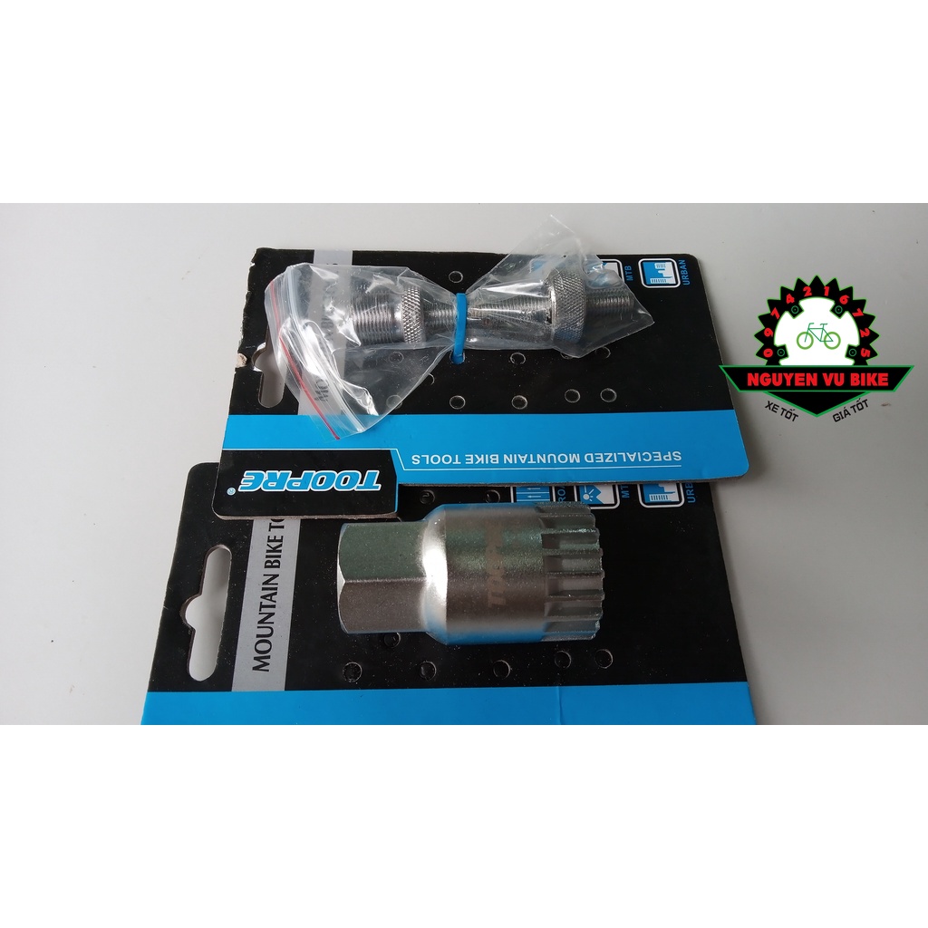 Cảo trụ giữa xe đạp cốt vuông cao cấp Toopre