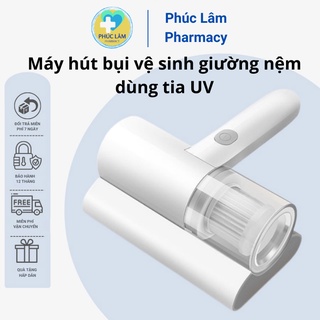 Máy hút bụi giường nệm, máy hút bụi mini không dây sạc pin có tia UV khử khuẩn, hút ẩm không khí, chăn ga, ghế sofa