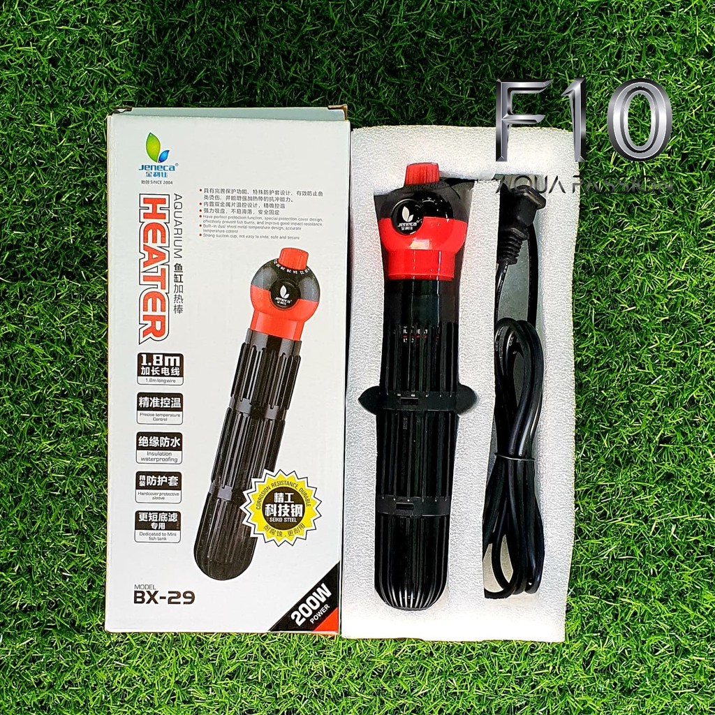 Sưởi bọc nhựa 200w- 300w Jeneca BX-29 cho bể cá