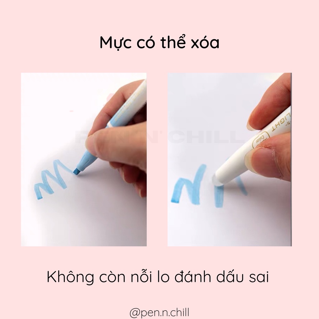 Bút Dạ Quang Highlight Xóa Được Pilot Frixion Light