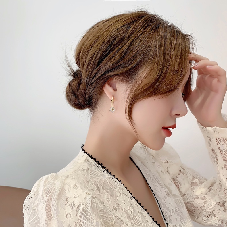 Bông tai nữ style Hàn khuyên dài cực xinh, HT321