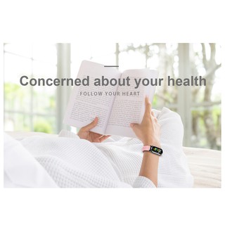 Ready Stock💖Fashion Women Smart Bracelet Bluetooth Waterproof Smart Wrist Watch HR BP Monitor Sport Fitness Tracker