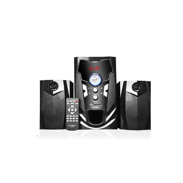 Loa SOUNDMAX A970 (2.1) 40W - NEW: Bluetooth, USB, thẻ nhớ, điều khiển từ xa-Hàng Chính Hãng