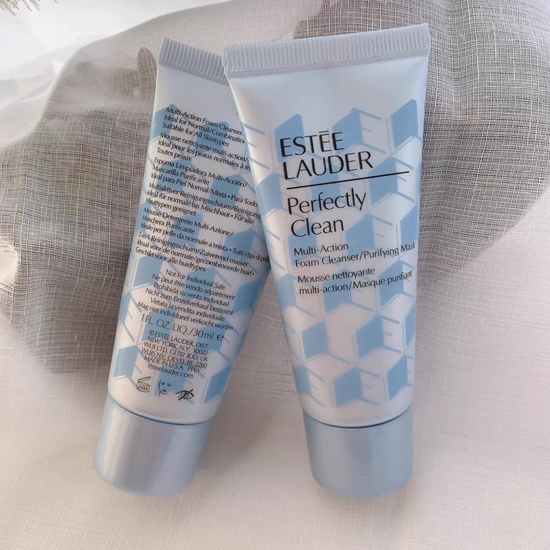 Sữa Rửa Mặt Làm Sạch Sâu 2 Trong 1 Perfectly Clean Multi-Action Foam Cleanser/Purifying Mask Estee | BigBuy360 - bigbuy360.vn