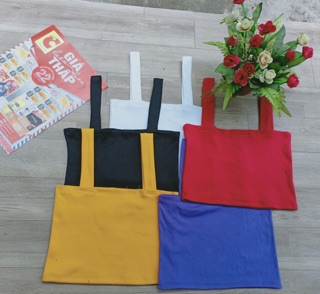 ÁO CROPTOP 2 DÂY( ảnh thật trải sàn)