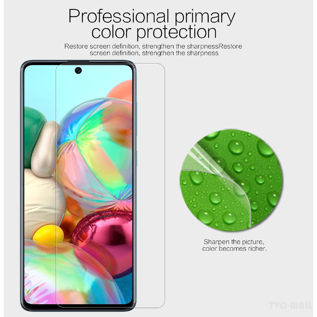 Miếng Dán Màn Hình Chống Bám Vân Tay Cho Samsung Galaxy A71 / Note 10 Lite